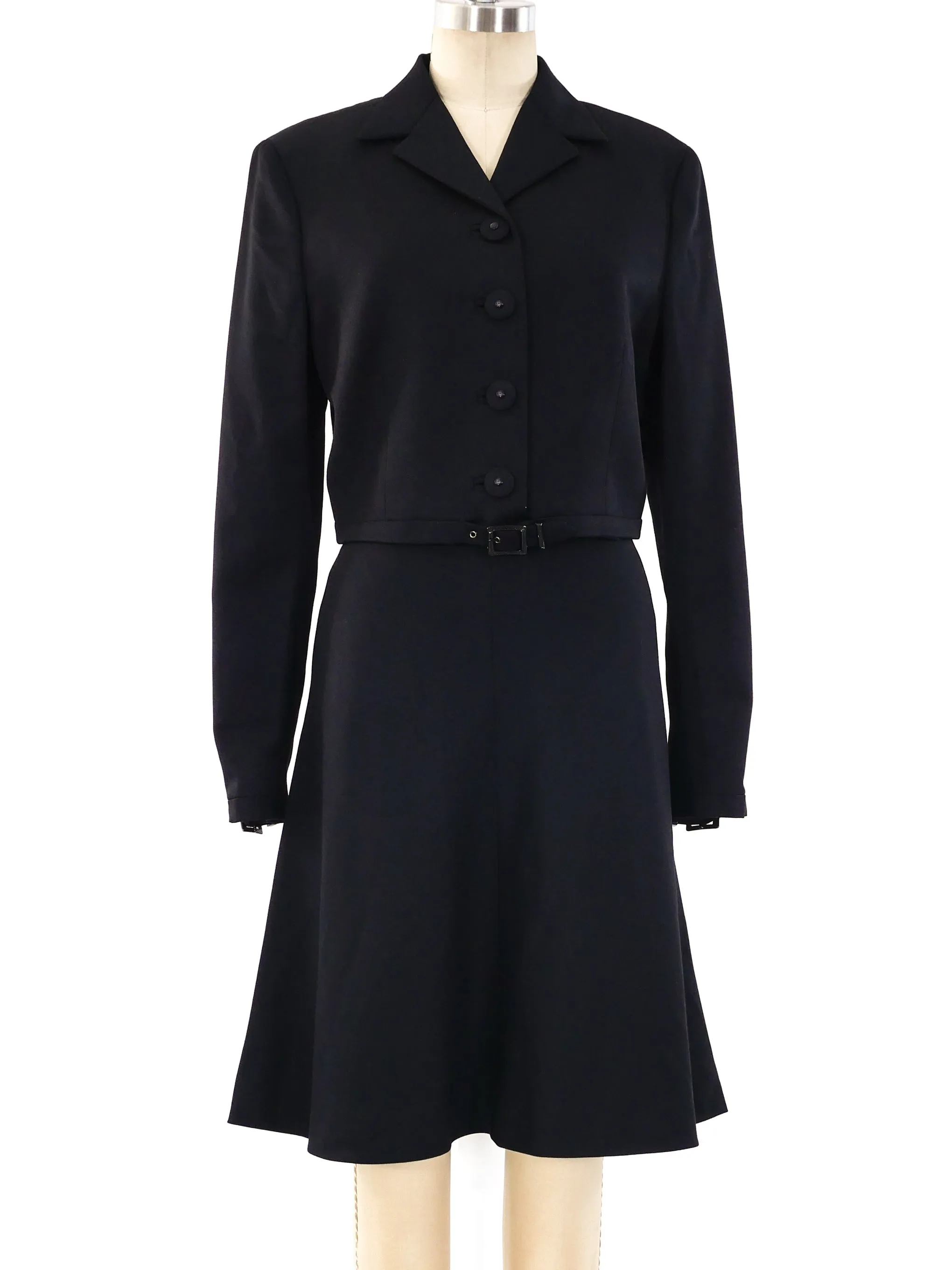 1996 Gianni Versace Cropped Wool Suit