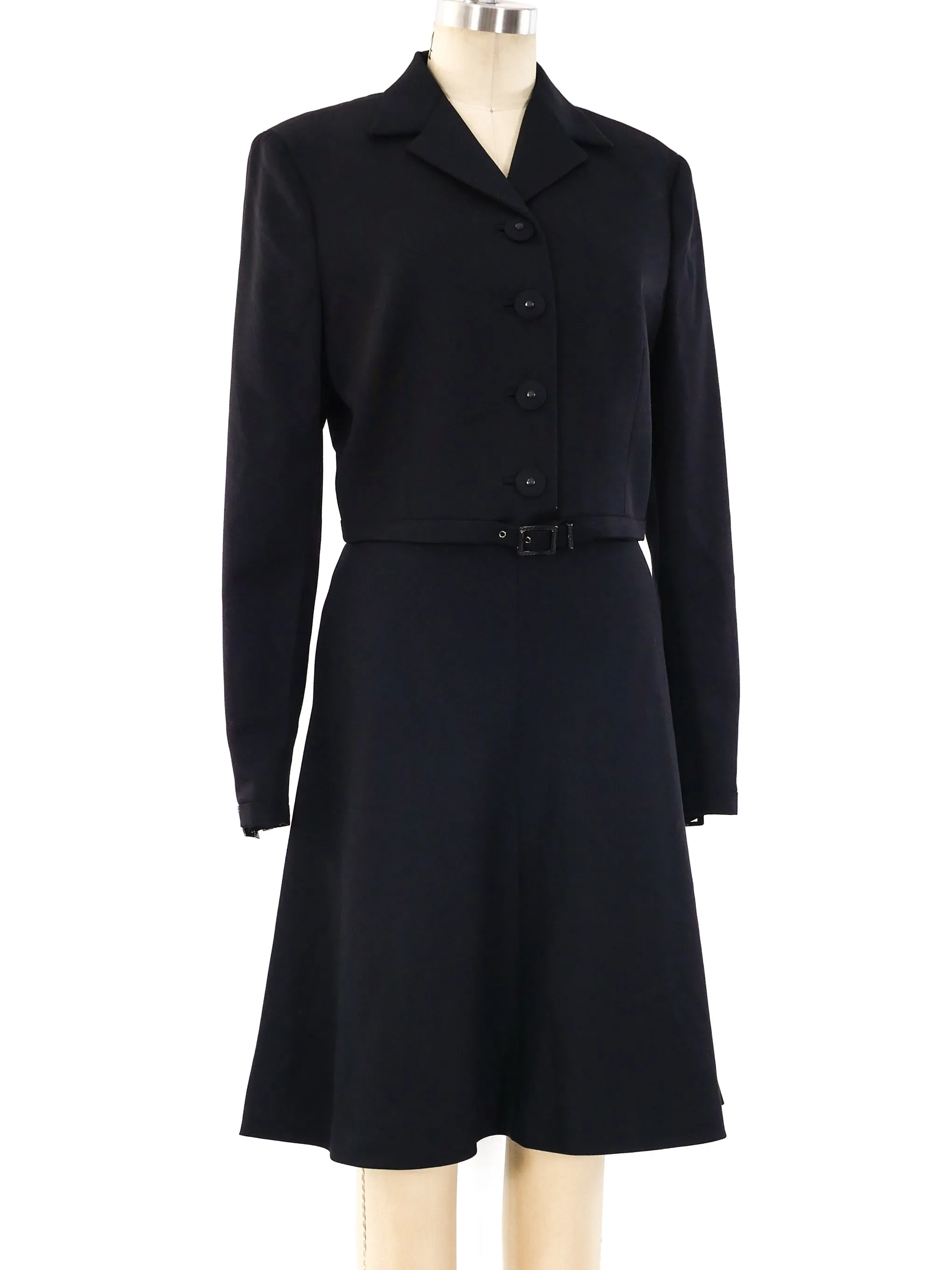 1996 Gianni Versace Cropped Wool Suit
