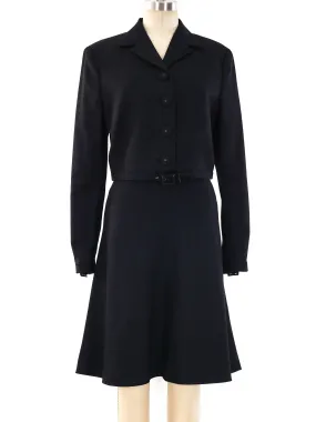 1996 Gianni Versace Cropped Wool Suit