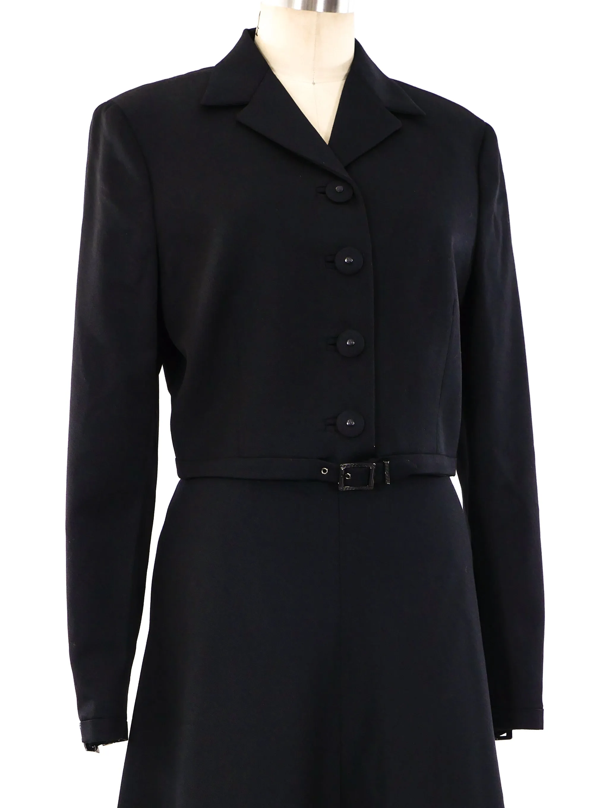 1996 Gianni Versace Cropped Wool Suit