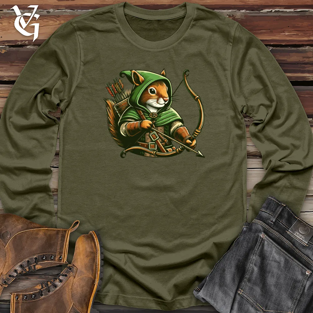 Adventurous Archer Squirrel Long Sleeve