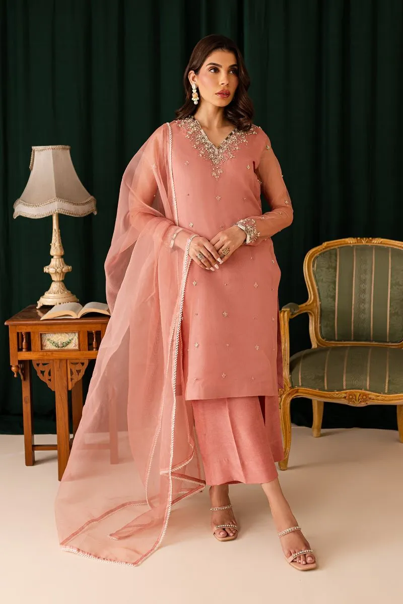 Allure by Ih - FERIYA - 3 Piece - Pink - Organza
