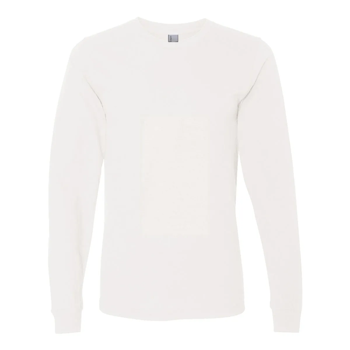American Apparel Unisex Creme Fine Jersey Long Sleeve T-Shirt