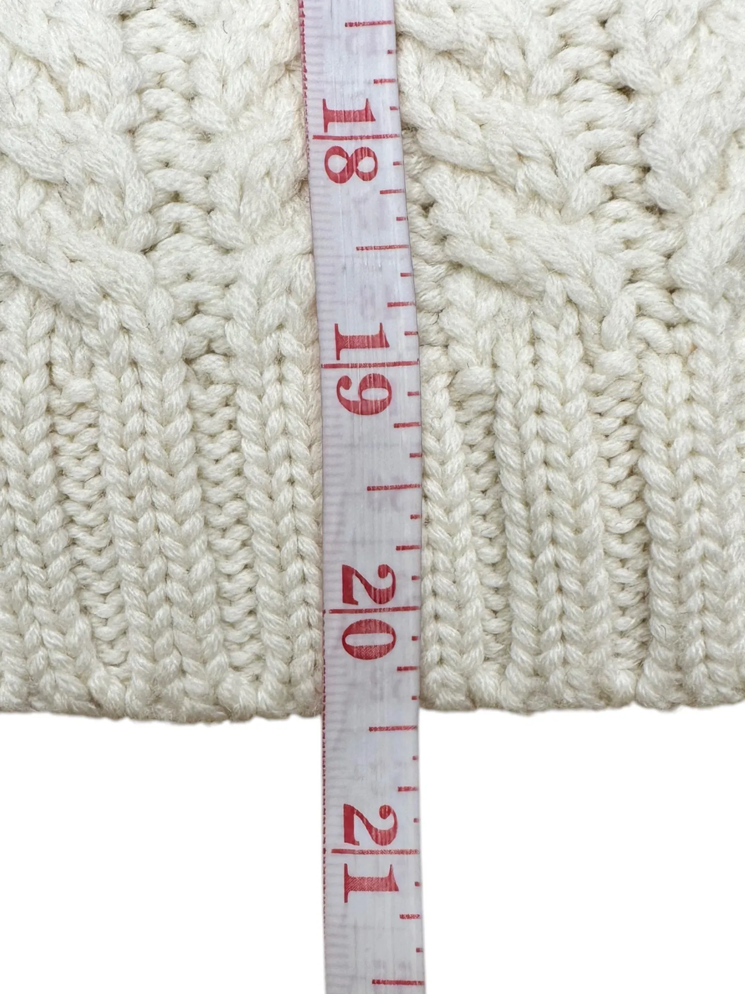 ANTONIO MELANI Wool Cable Knit Cardigan Size S