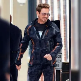Avengers Infinity War Tony Stark RDJ Casual Fashion Hoodie Cotton Jacket