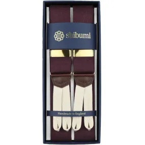 Bamboo Braces - Burgundy