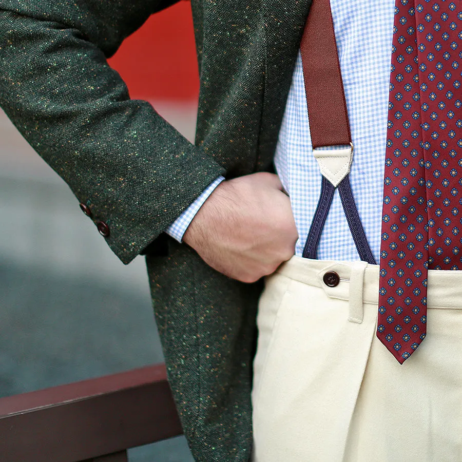 Barathea Braces - Brown