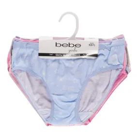 Bebe Girl's Cotton Bikini Underwear, 10-Pack