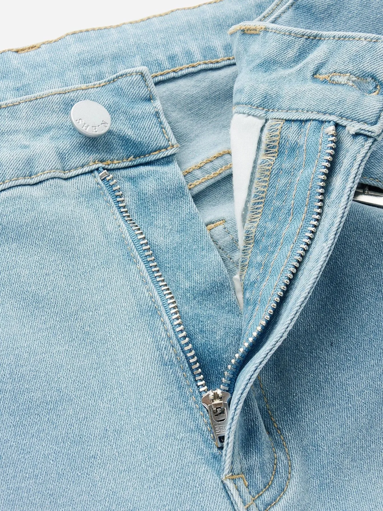 Belted Cargo Jeans
