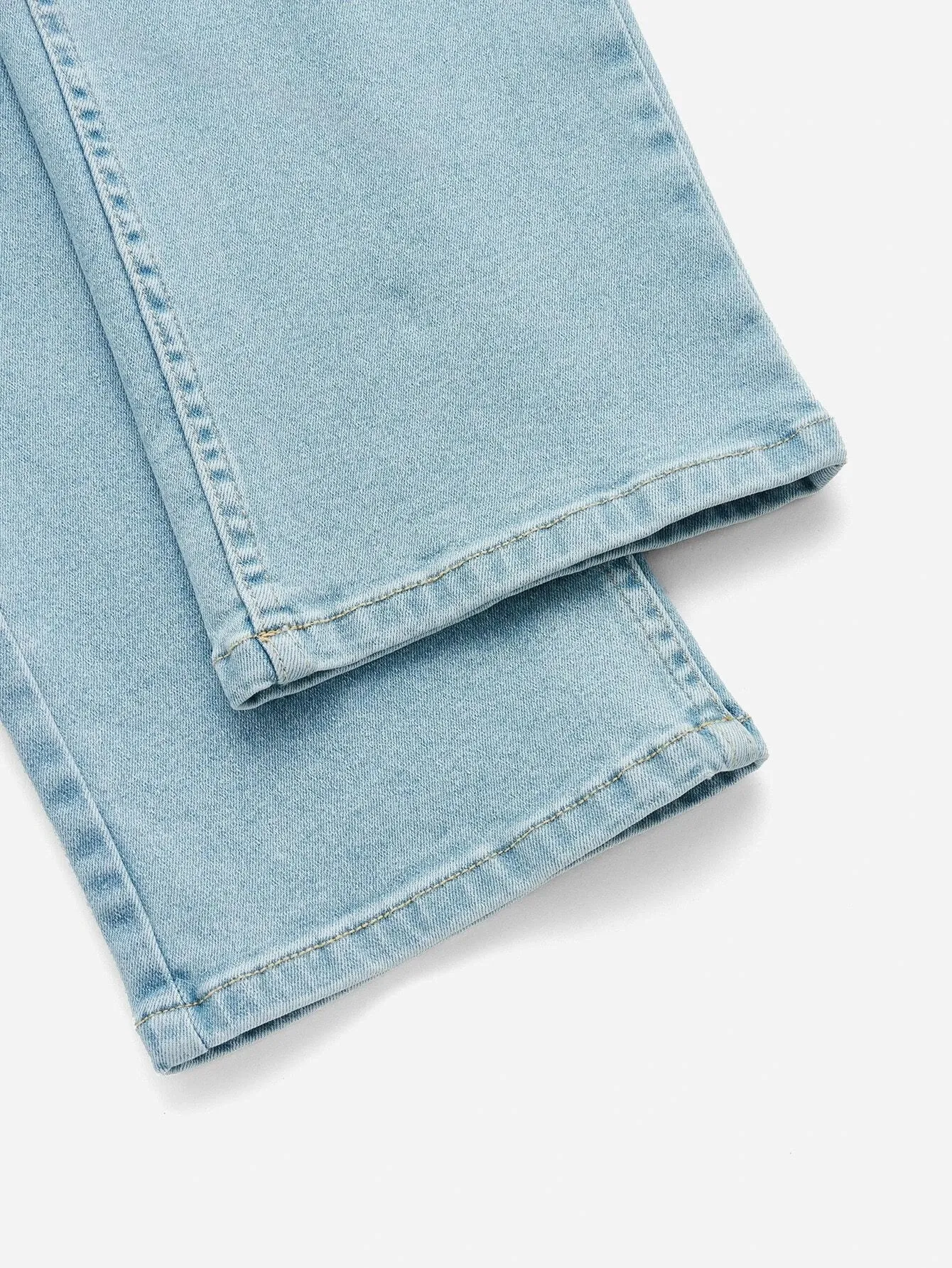 Belted Cargo Jeans