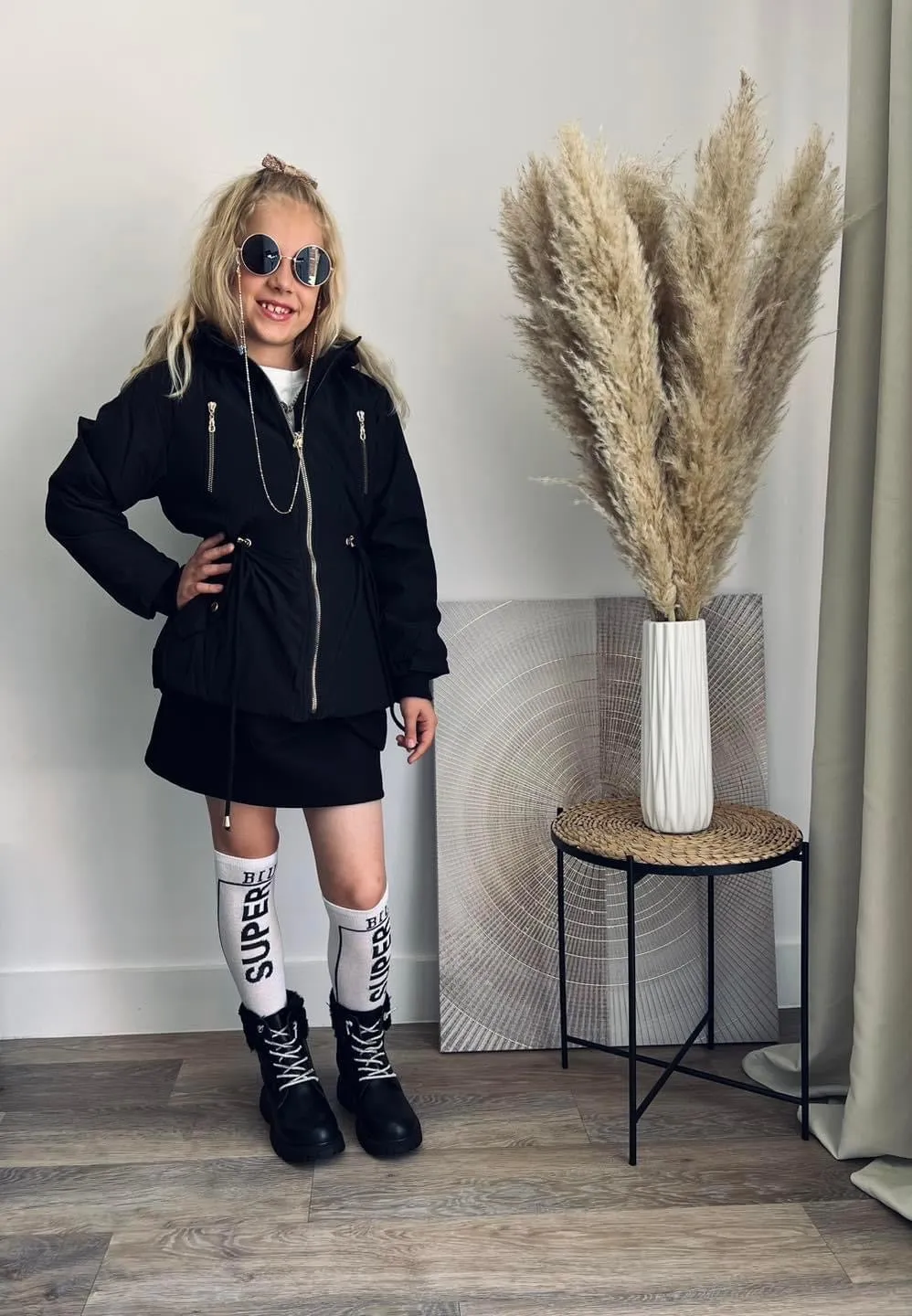 Black parka jacket ( waterproof )