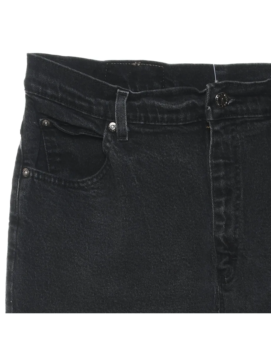 Black Tapered Lee Jeans - W32 L31