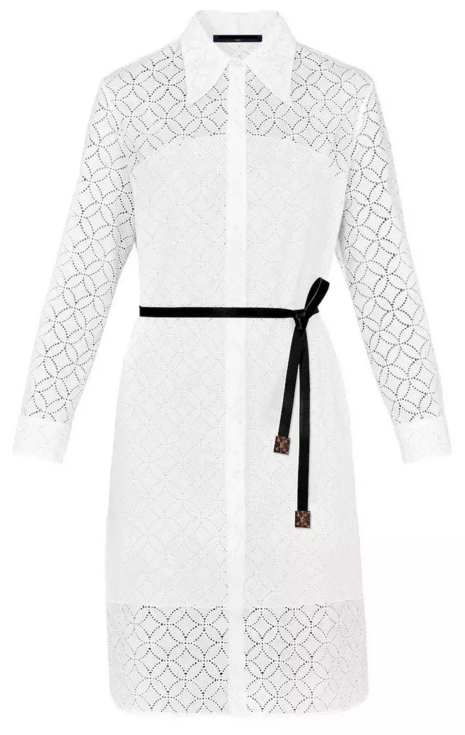 Broderie Anglaise Shirt Dress