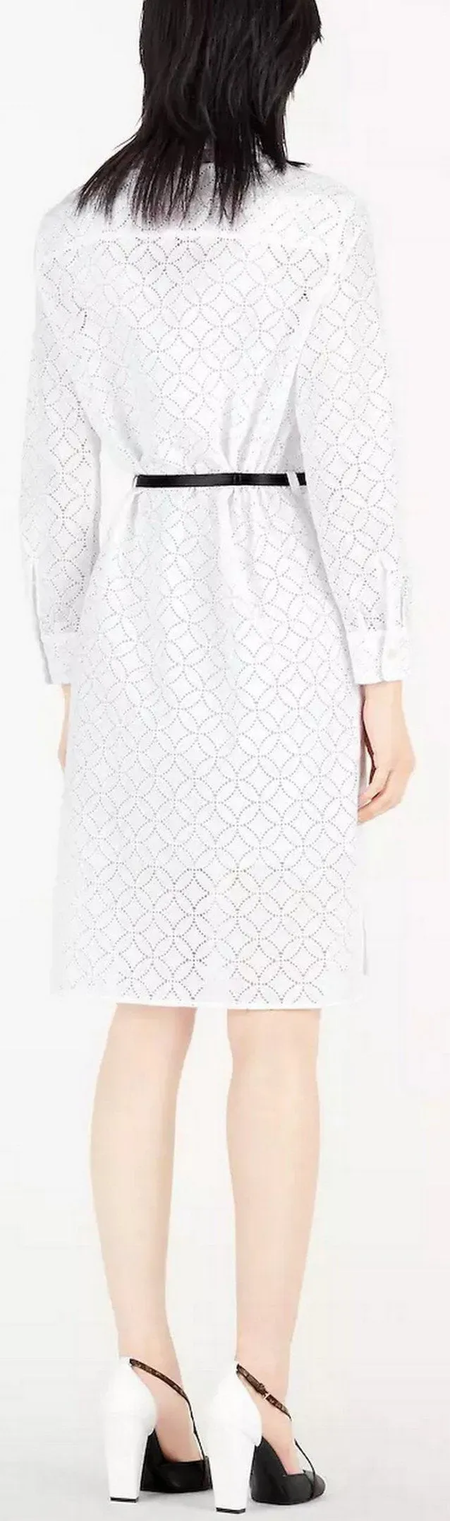 Broderie Anglaise Shirt Dress