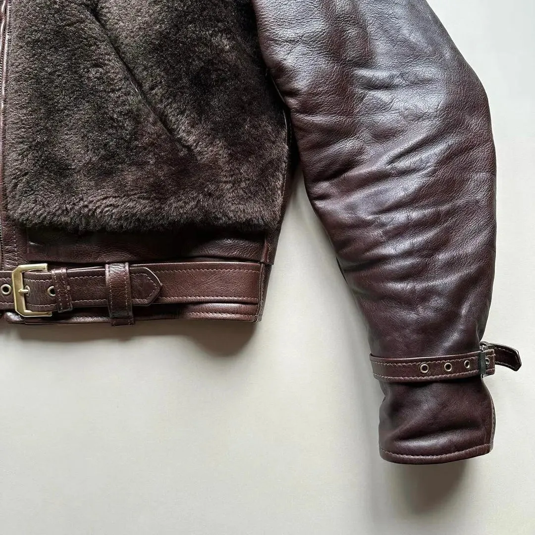 Brown Grizzly leather jacket
