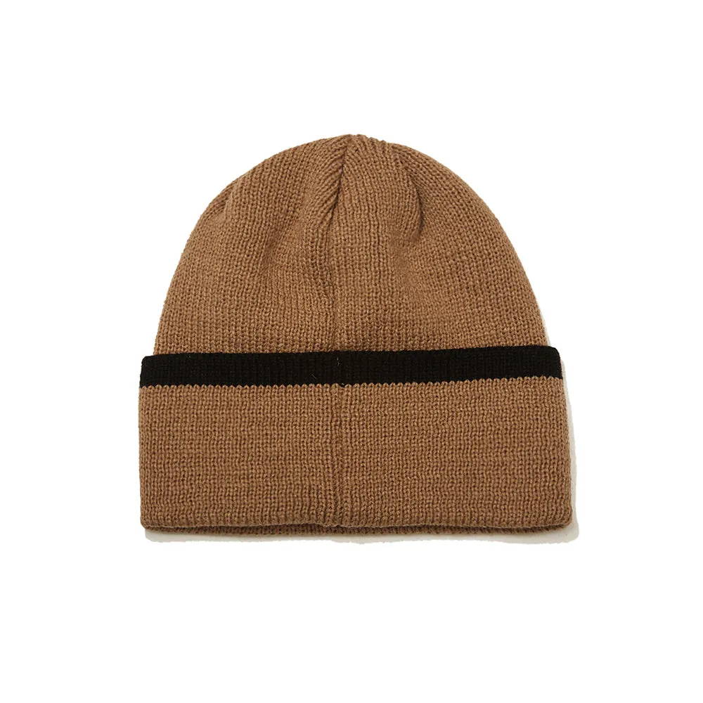 BSR LOGO LINE BEANIE BEIGE