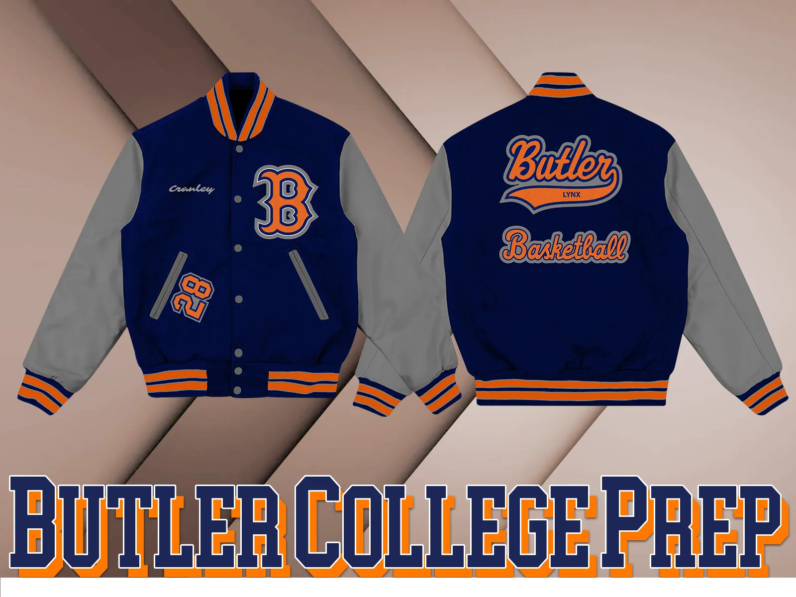 Butler College Prep School Letter Jacket