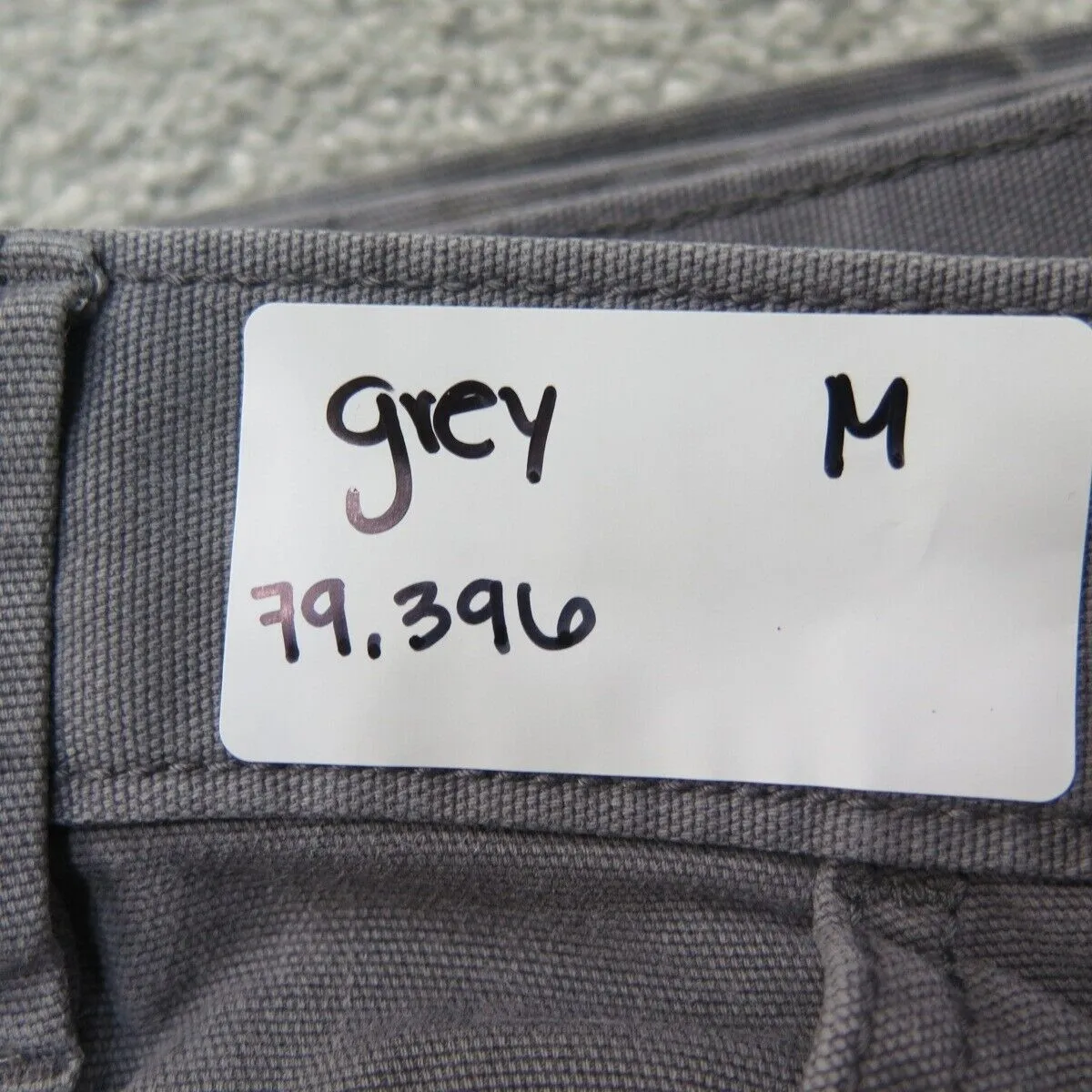 Carhartt Pant Mens Gray W30XL32 Chino Straight Leg Mid Rise Cotton Workwear Logo