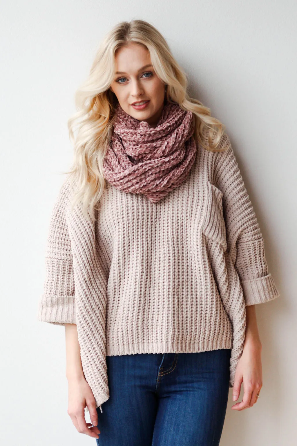 chenille infinity scarf