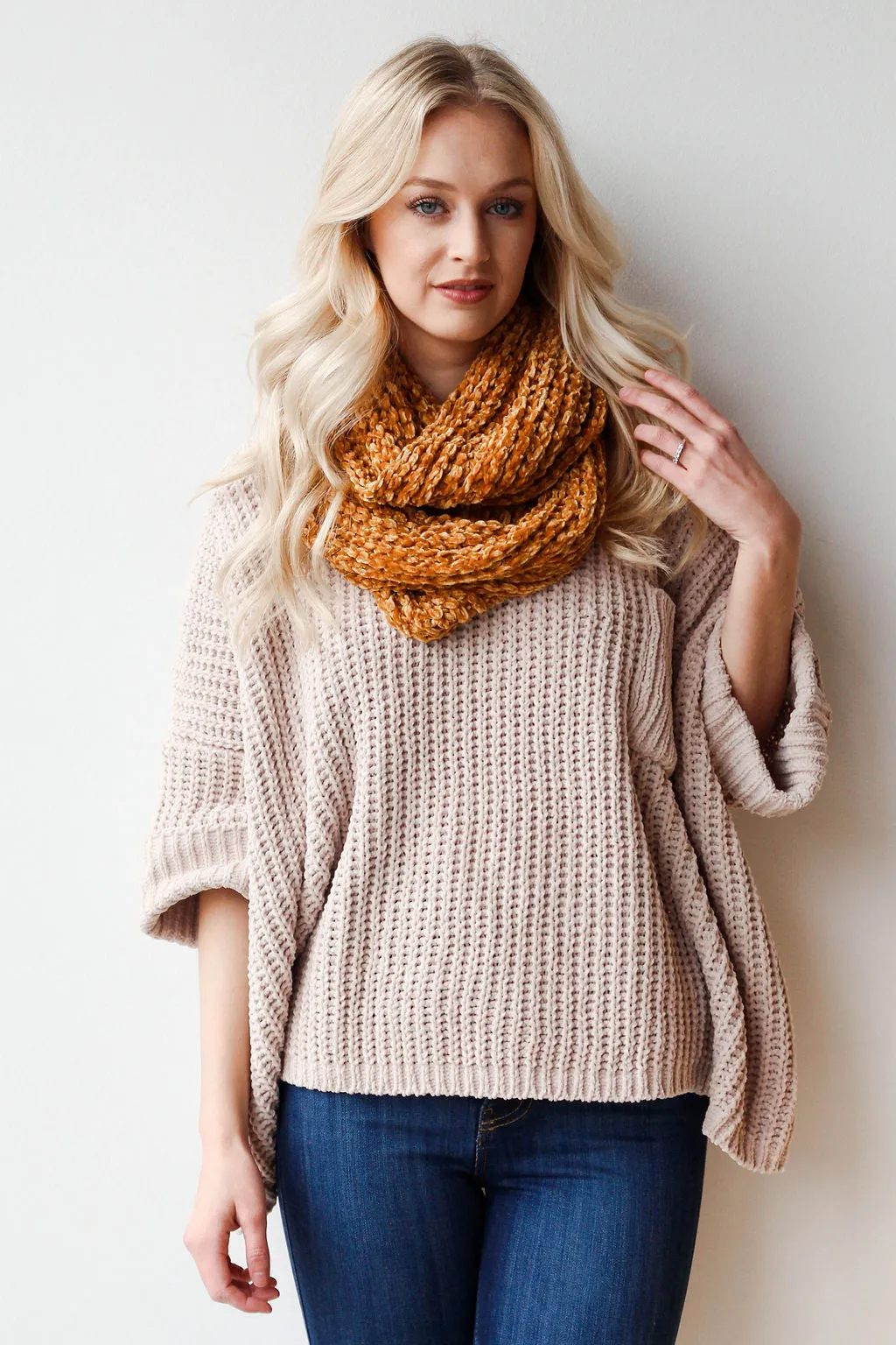 chenille infinity scarf