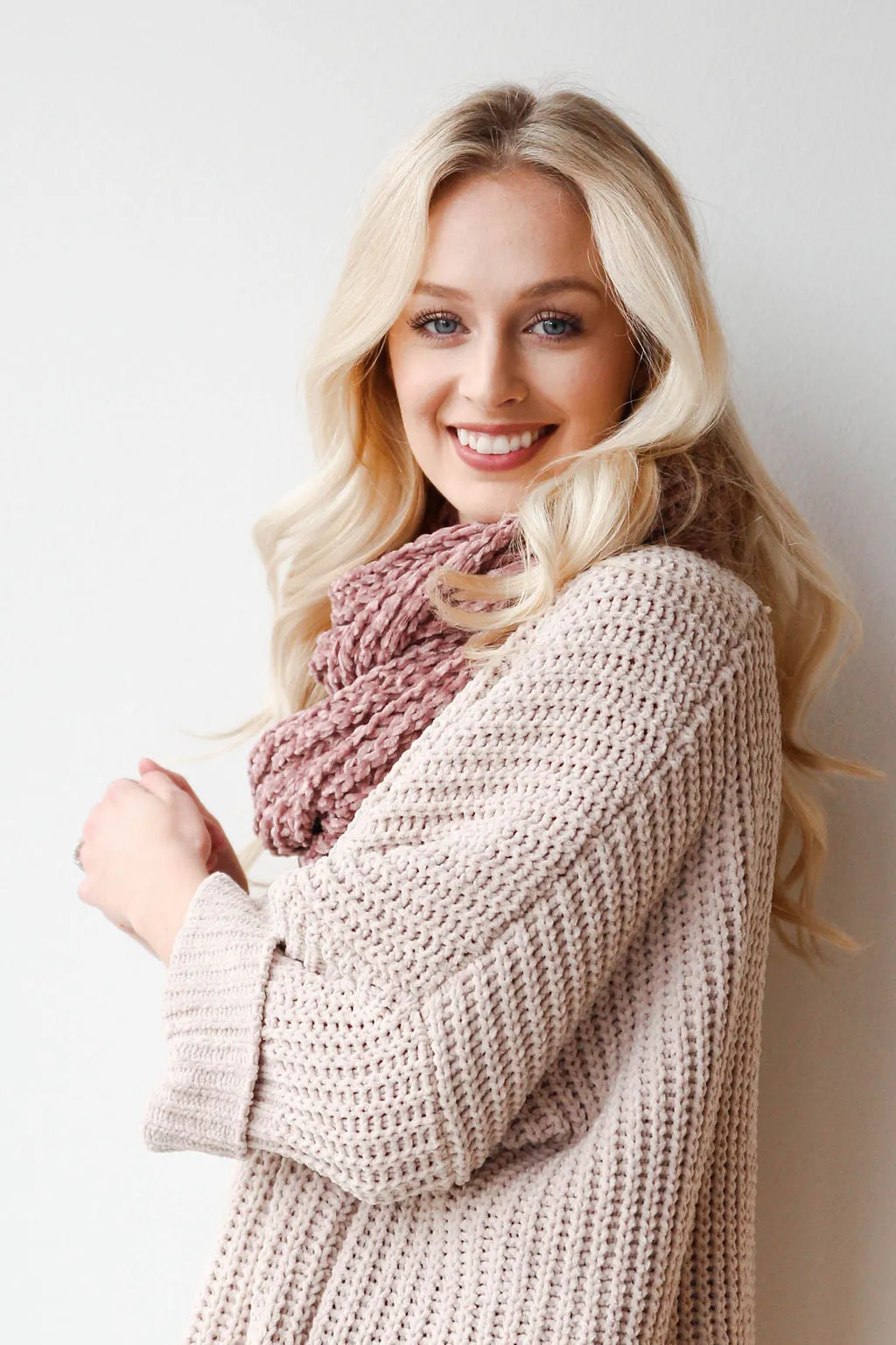chenille infinity scarf