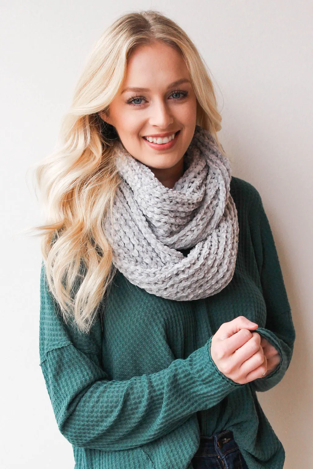 chenille infinity scarf