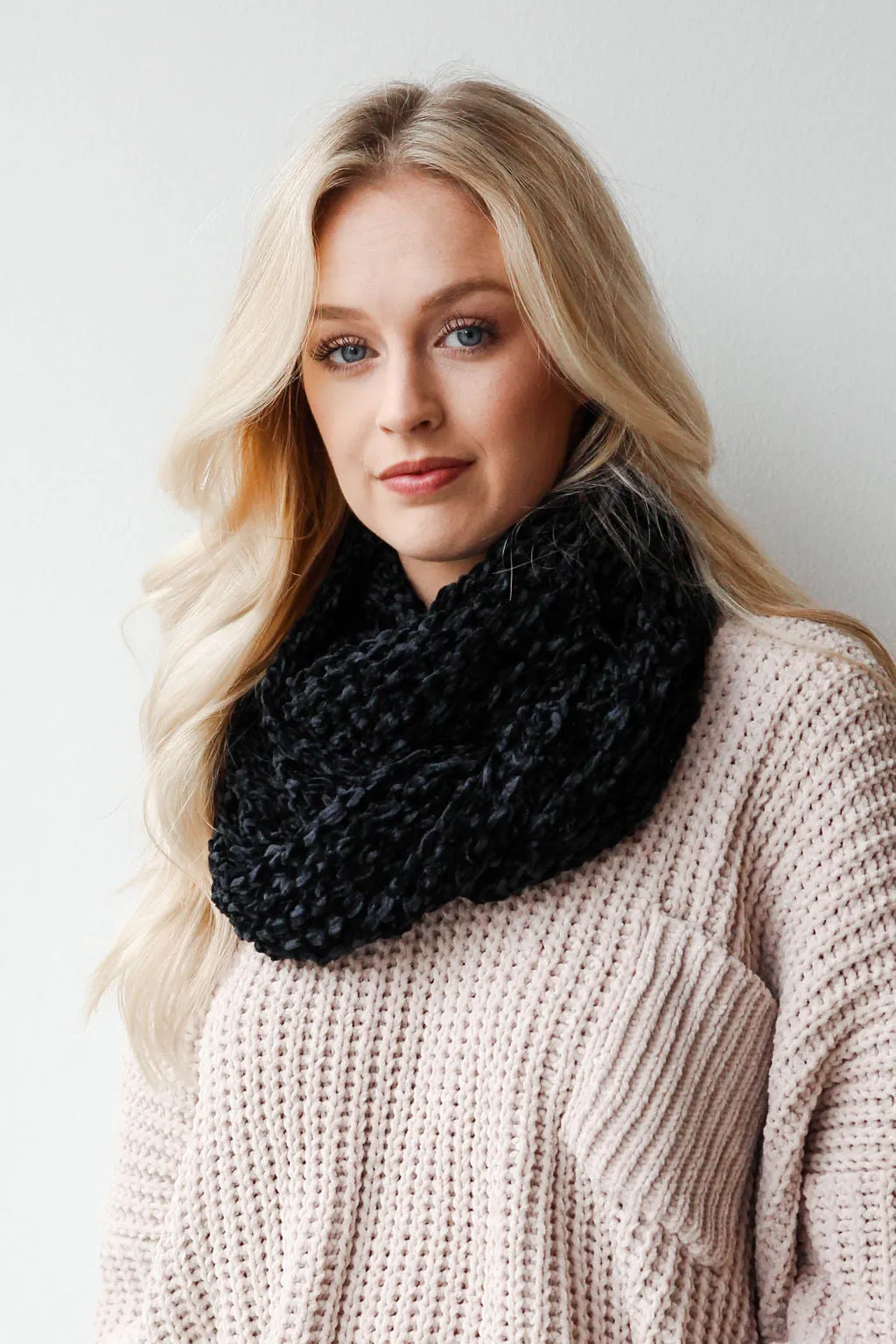 chenille infinity scarf