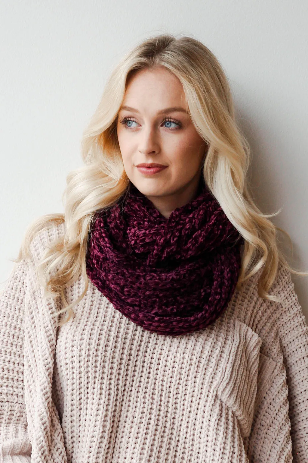 chenille infinity scarf