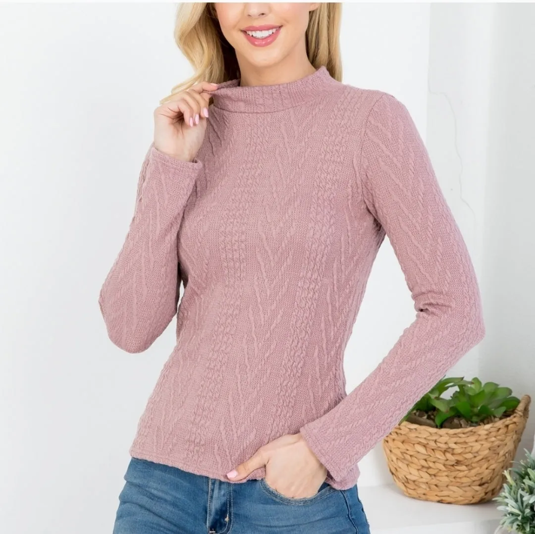 Chevron Knit Top