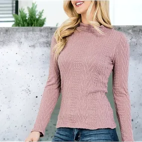 Chevron Knit Top