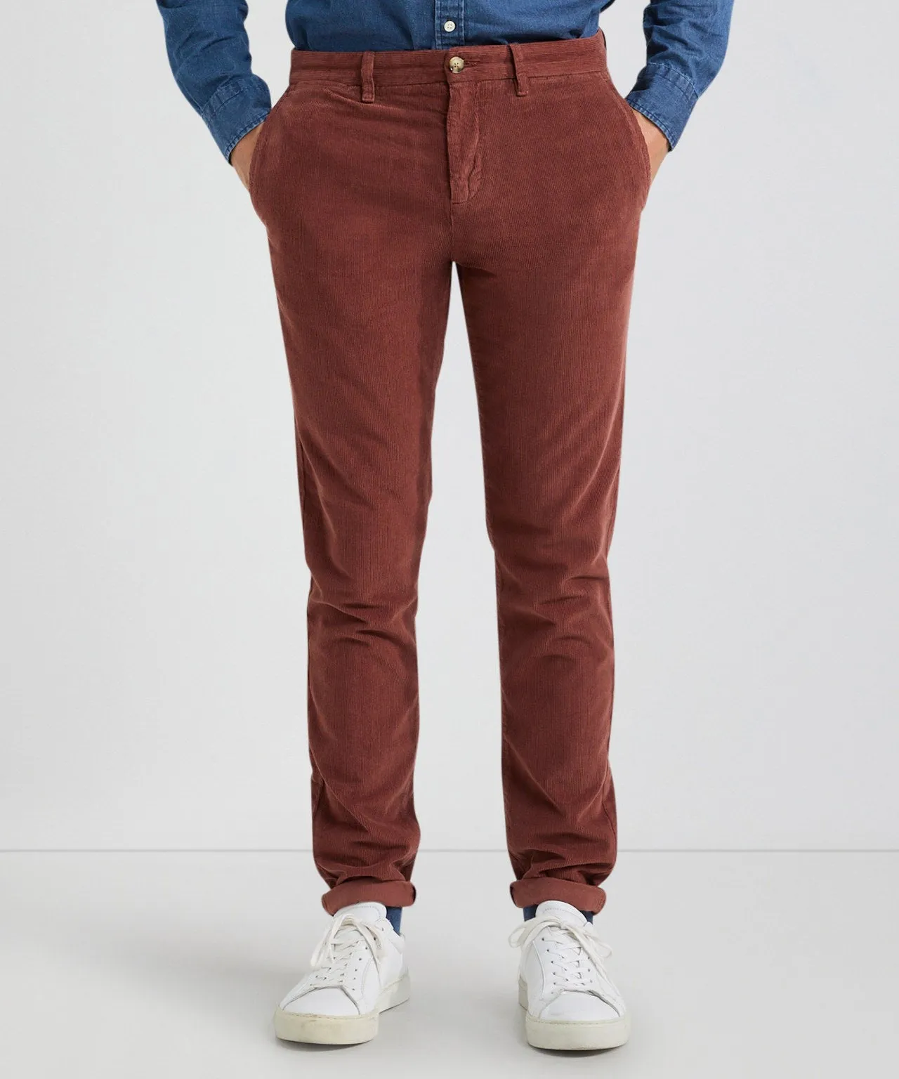 Chino Corduroy Slim Fit | Chesnut