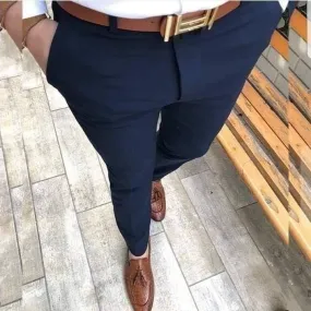 Chino Pants Dark Blue