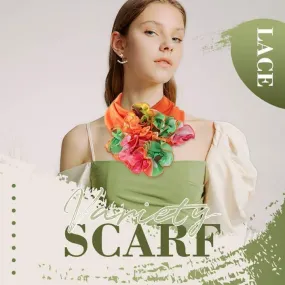 Comfybear™Fashion Lace Scarf Flower Collar