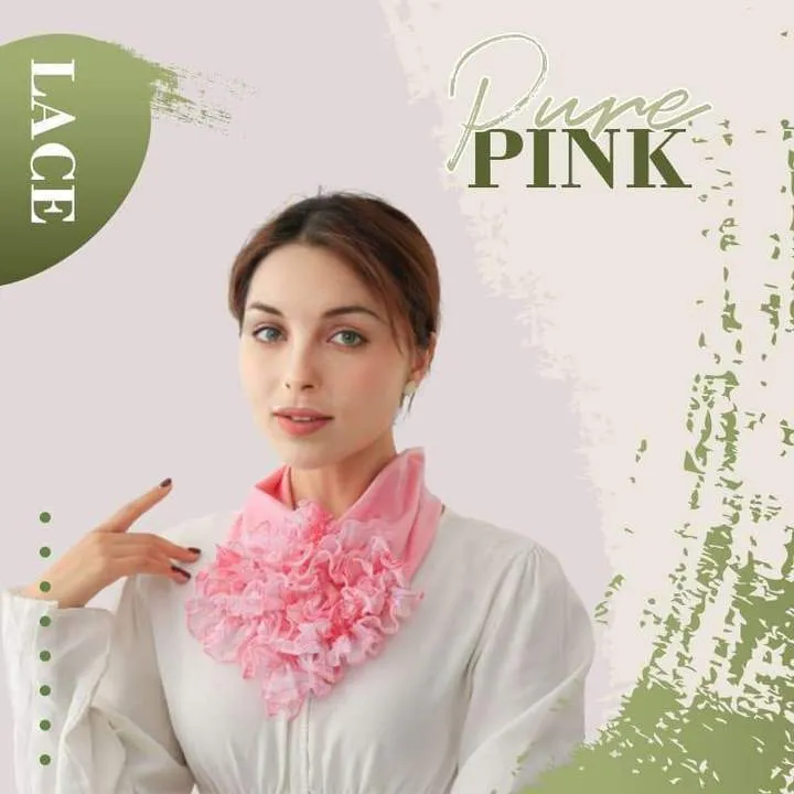 Comfybear™Fashion Lace Scarf Flower Collar