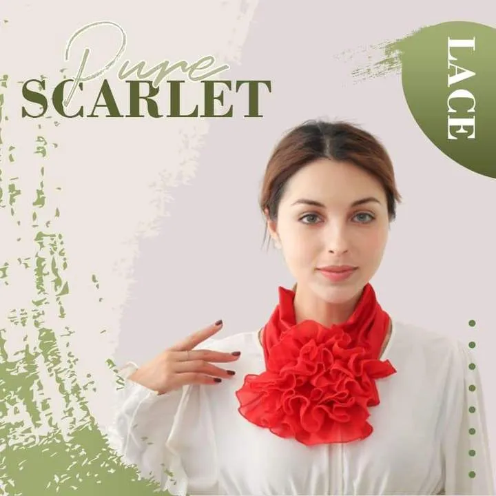 Comfybear™Fashion Lace Scarf Flower Collar