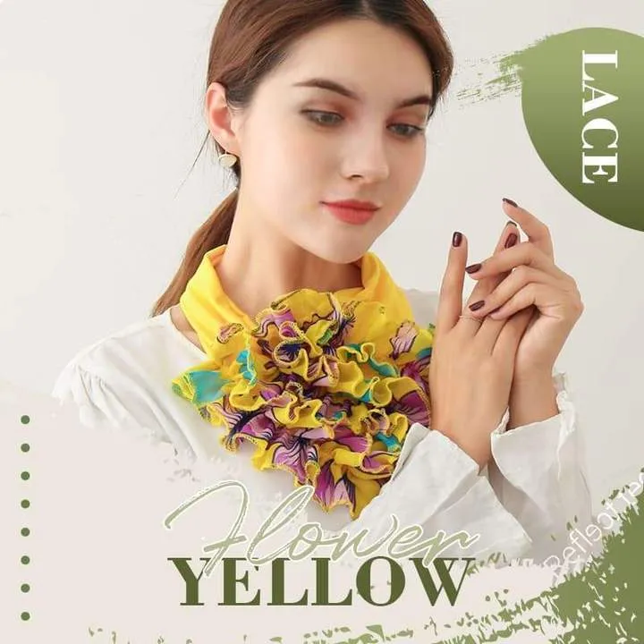 Comfybear™Fashion Lace Scarf Flower Collar