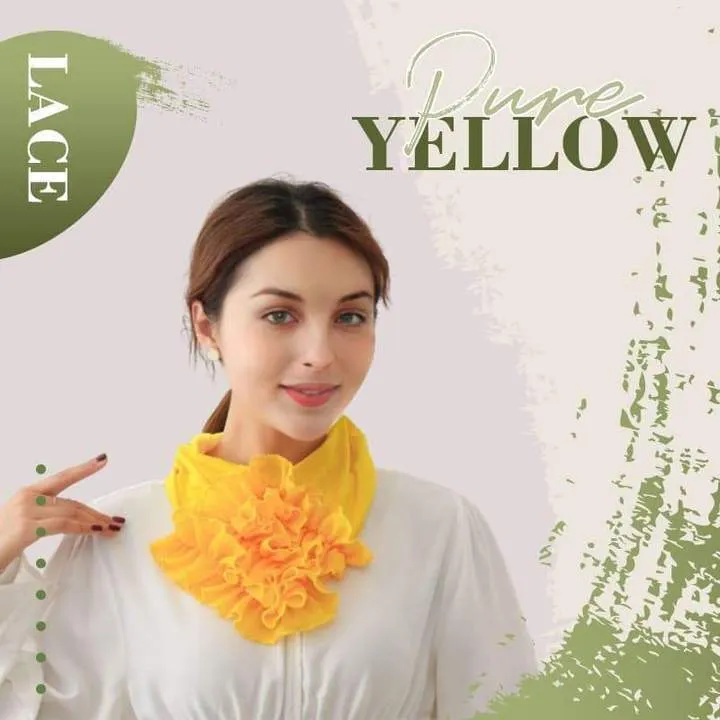 Comfybear™Fashion Lace Scarf Flower Collar