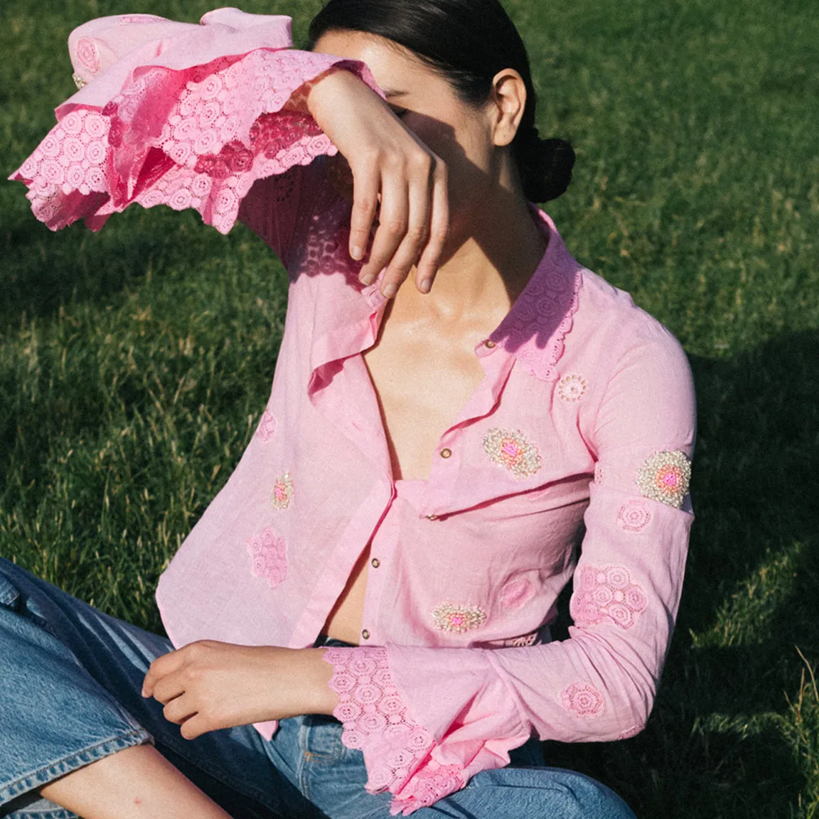 Corn Fiber Button Down Shirt