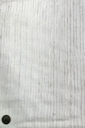 Cream Silk Tweed Fabric
