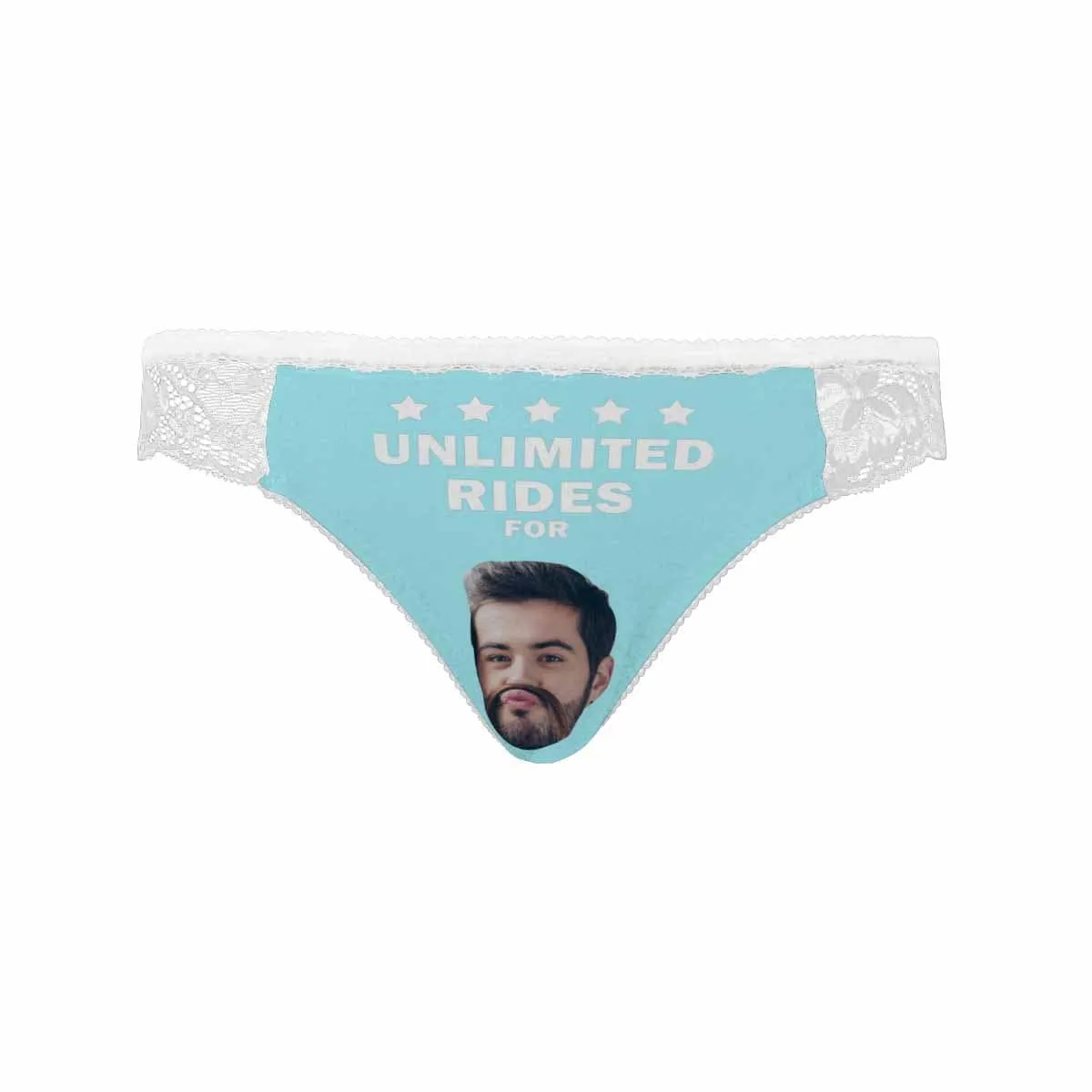 Custom Lace Underwear Personalized Face For You Women's Lace Panty Bachelorette Party Gift