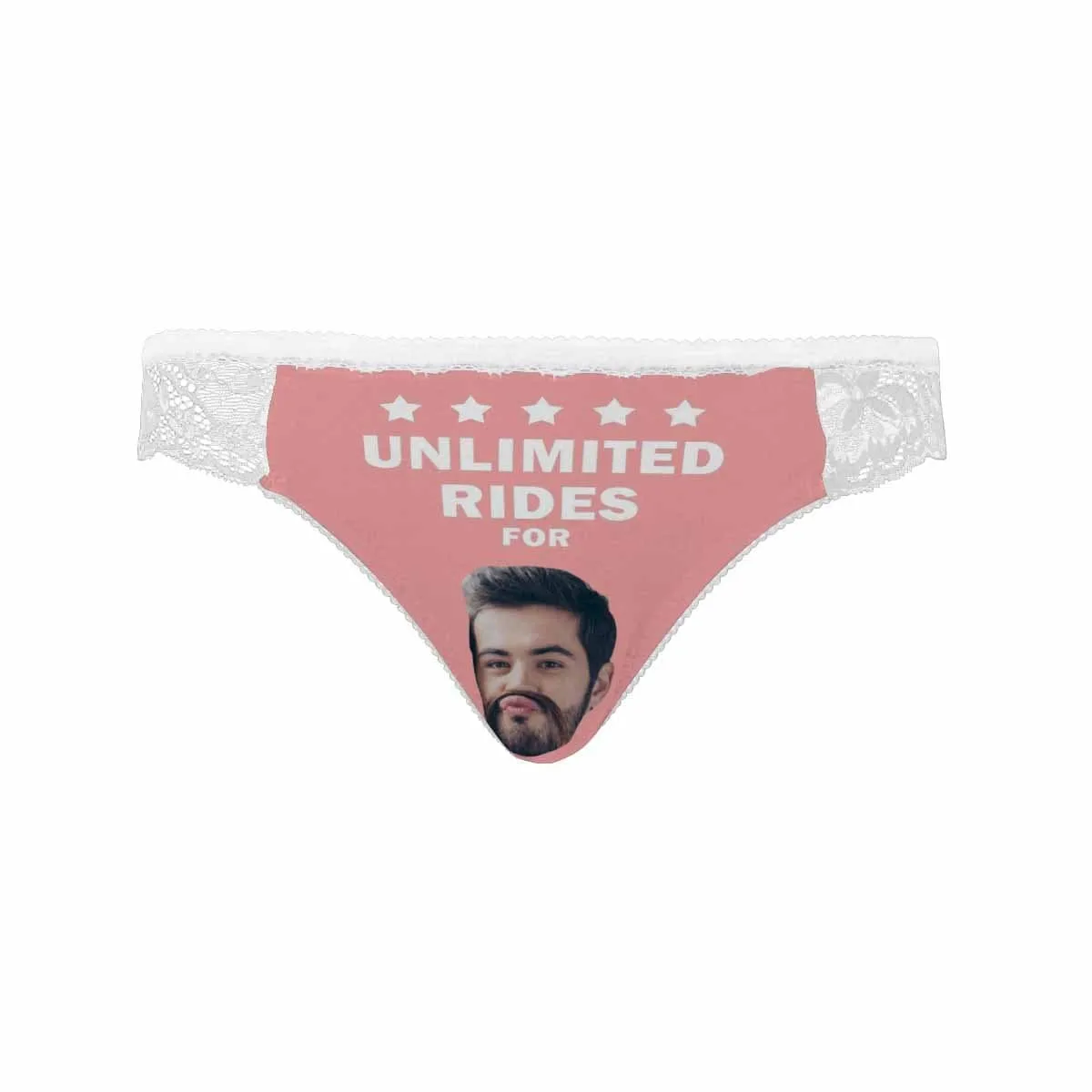 Custom Lace Underwear Personalized Face For You Women's Lace Panty Bachelorette Party Gift