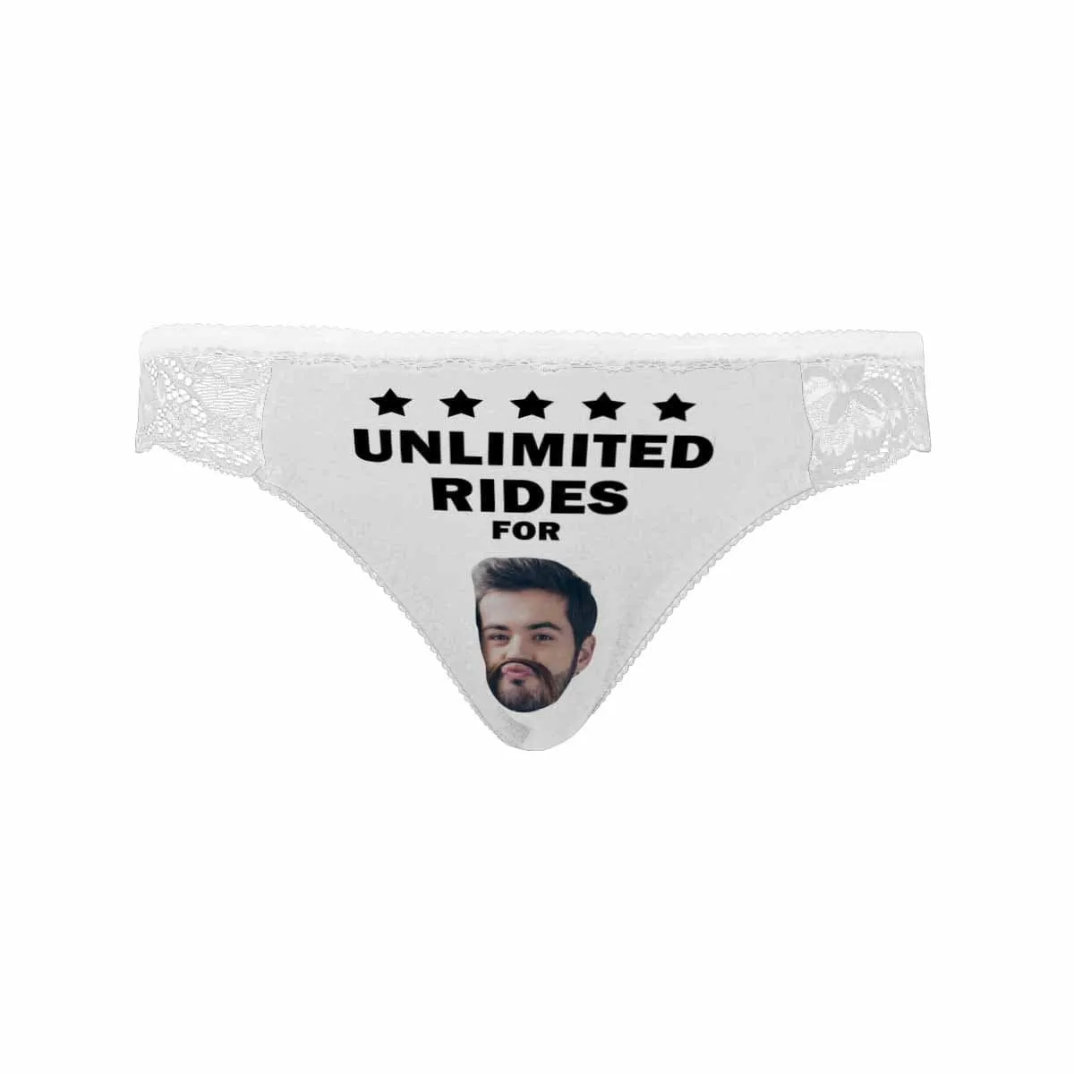 Custom Lace Underwear Personalized Face For You Women's Lace Panty Bachelorette Party Gift