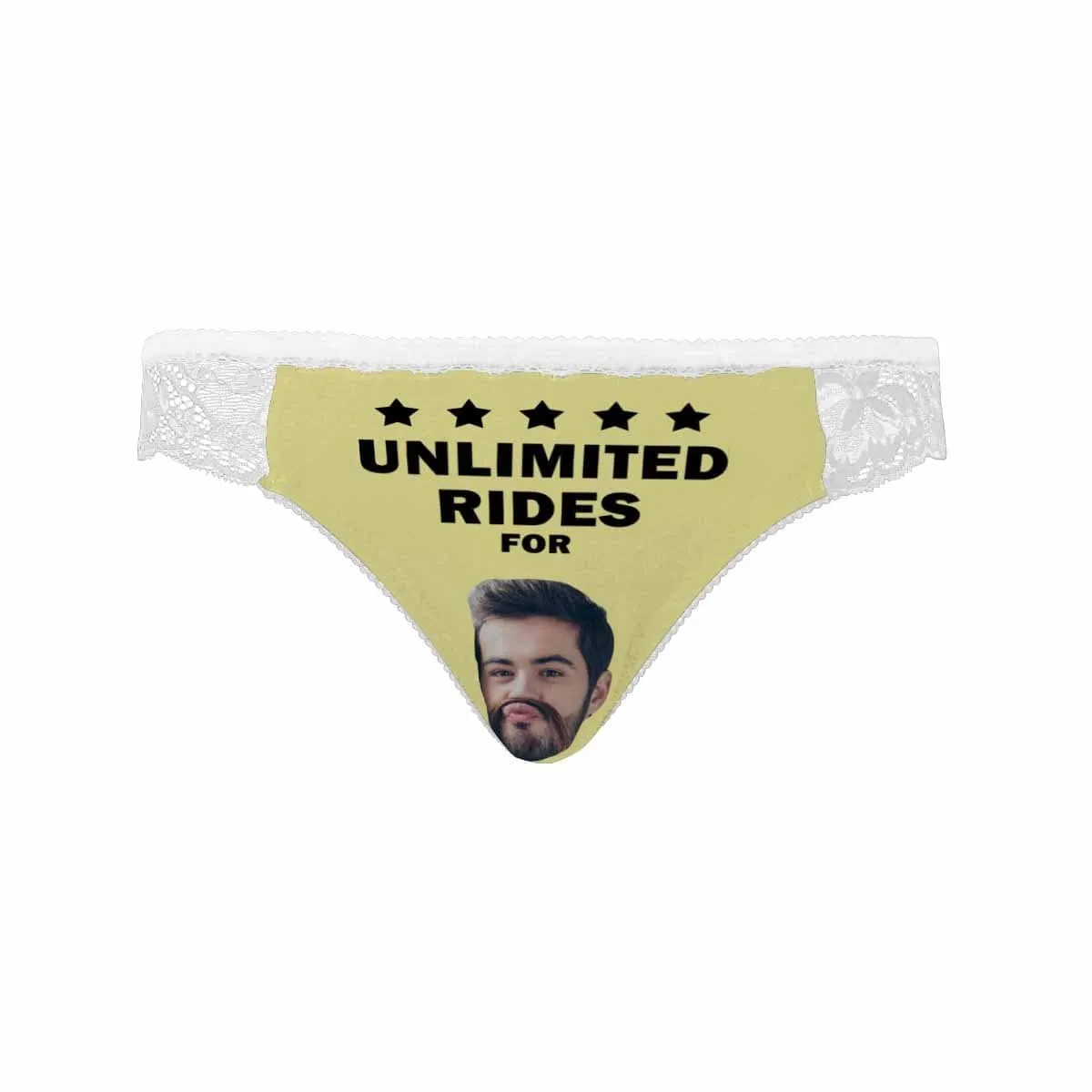 Custom Lace Underwear Personalized Face For You Women's Lace Panty Bachelorette Party Gift