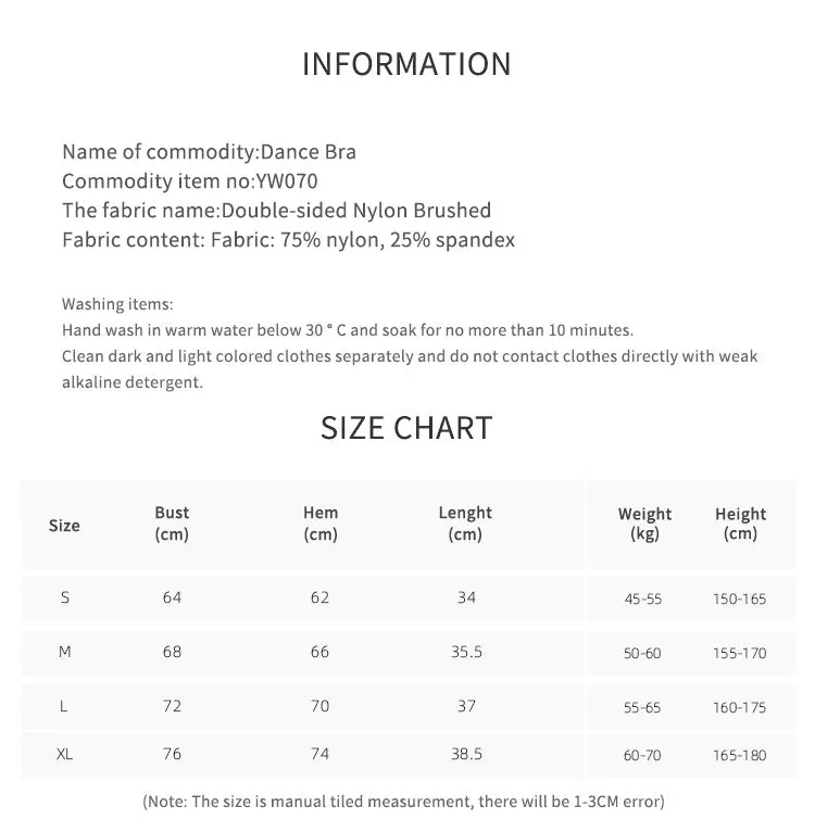 Dance Bra Shockproof Running Gather Shaped Fitness Underwear Yoga Vest