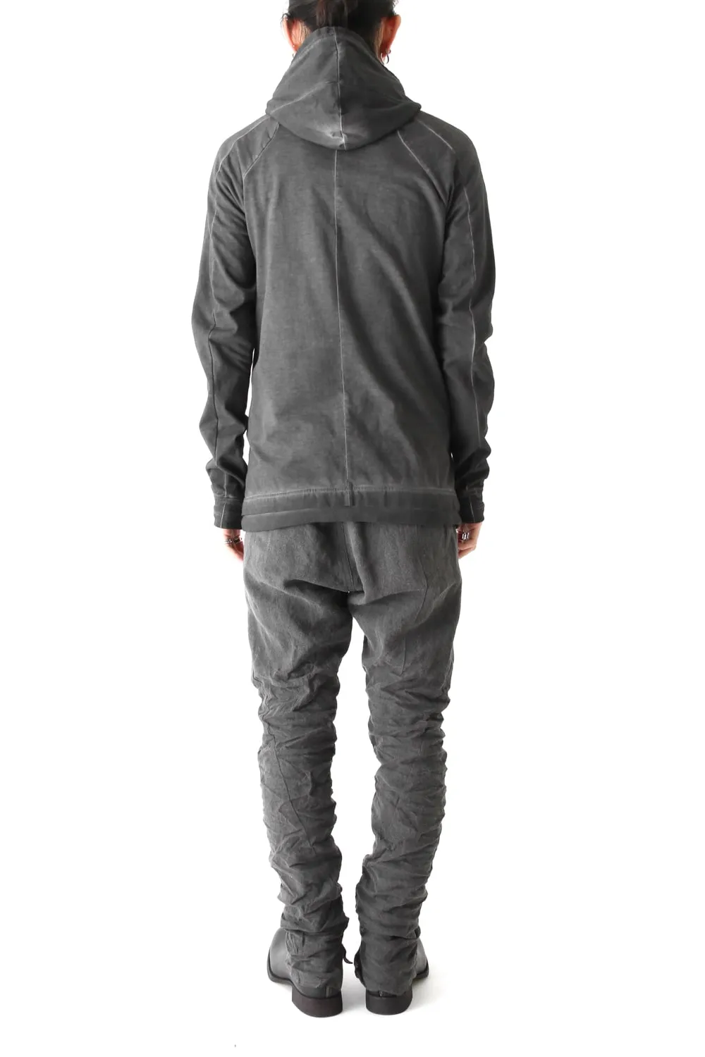 Dense Plain Stitch Cold Dye Parka