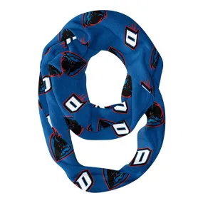 Depaul Blue Demons Repeat Logo Game Day Collegiate Women Light Weight Ultra Soft Infinity Scarf by Vive La Fete