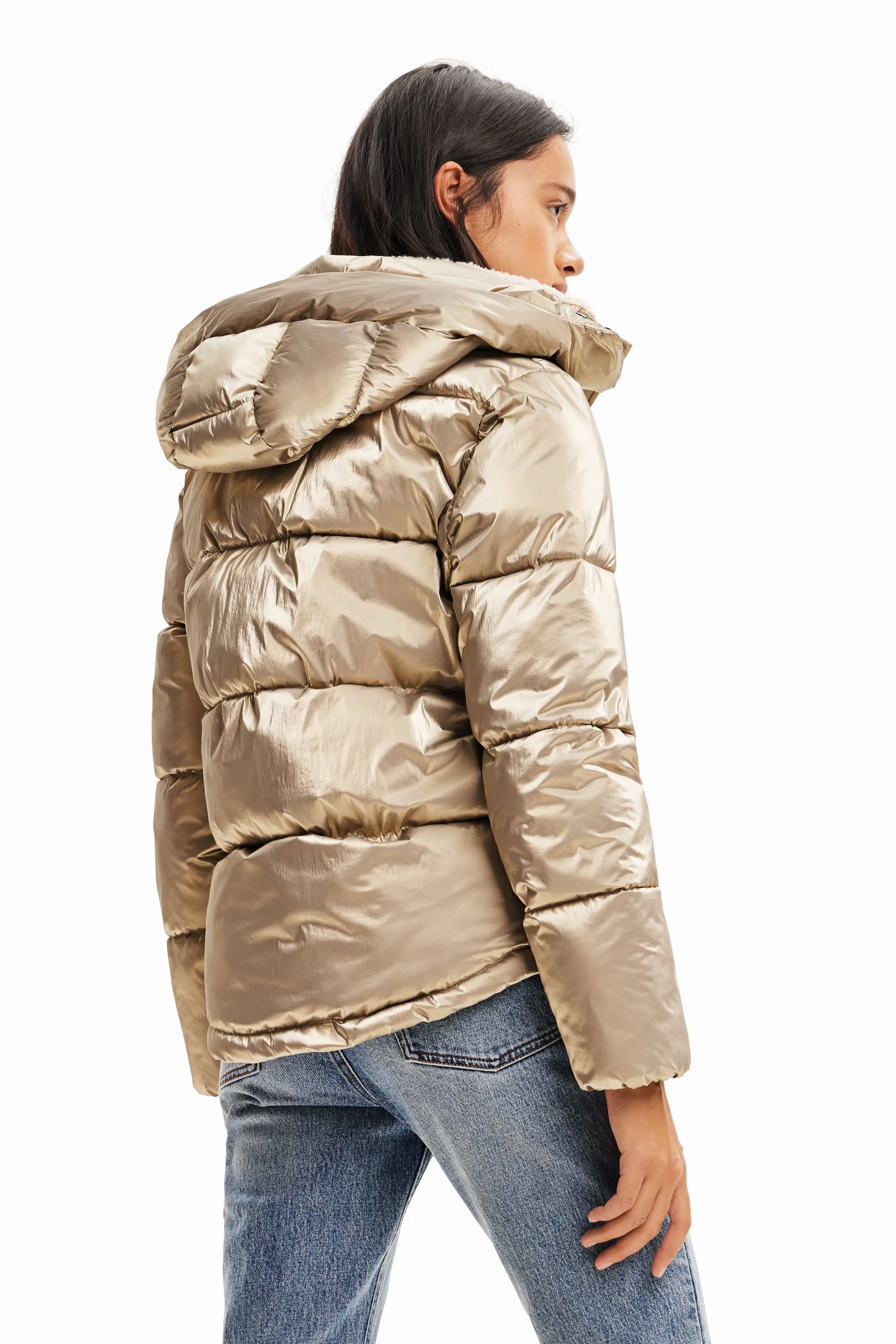 Desigual Padded Estocolmo Gold Padded Jacket 23WWEW06