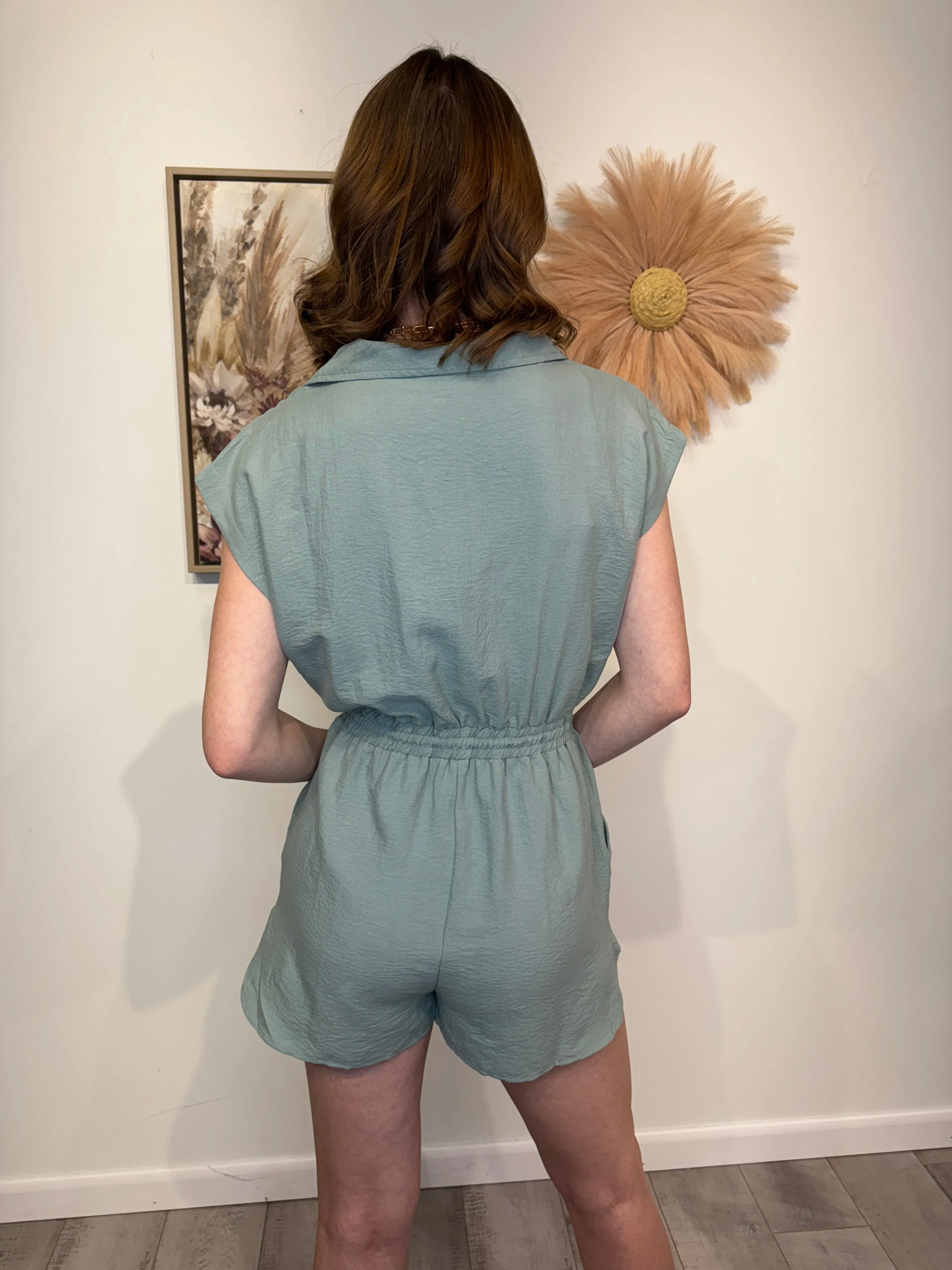 Dessert - A Woven Romper