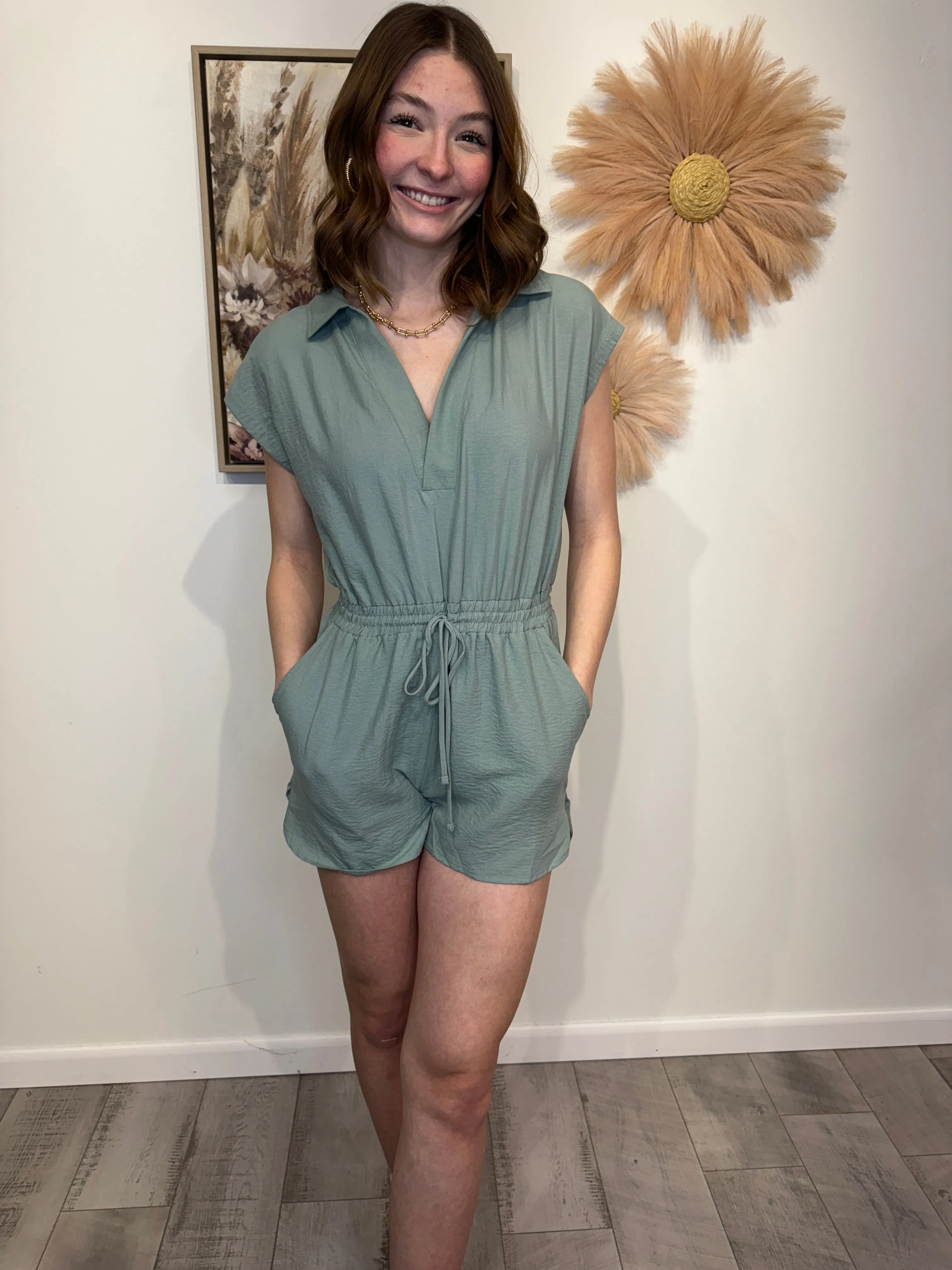 Dessert - A Woven Romper
