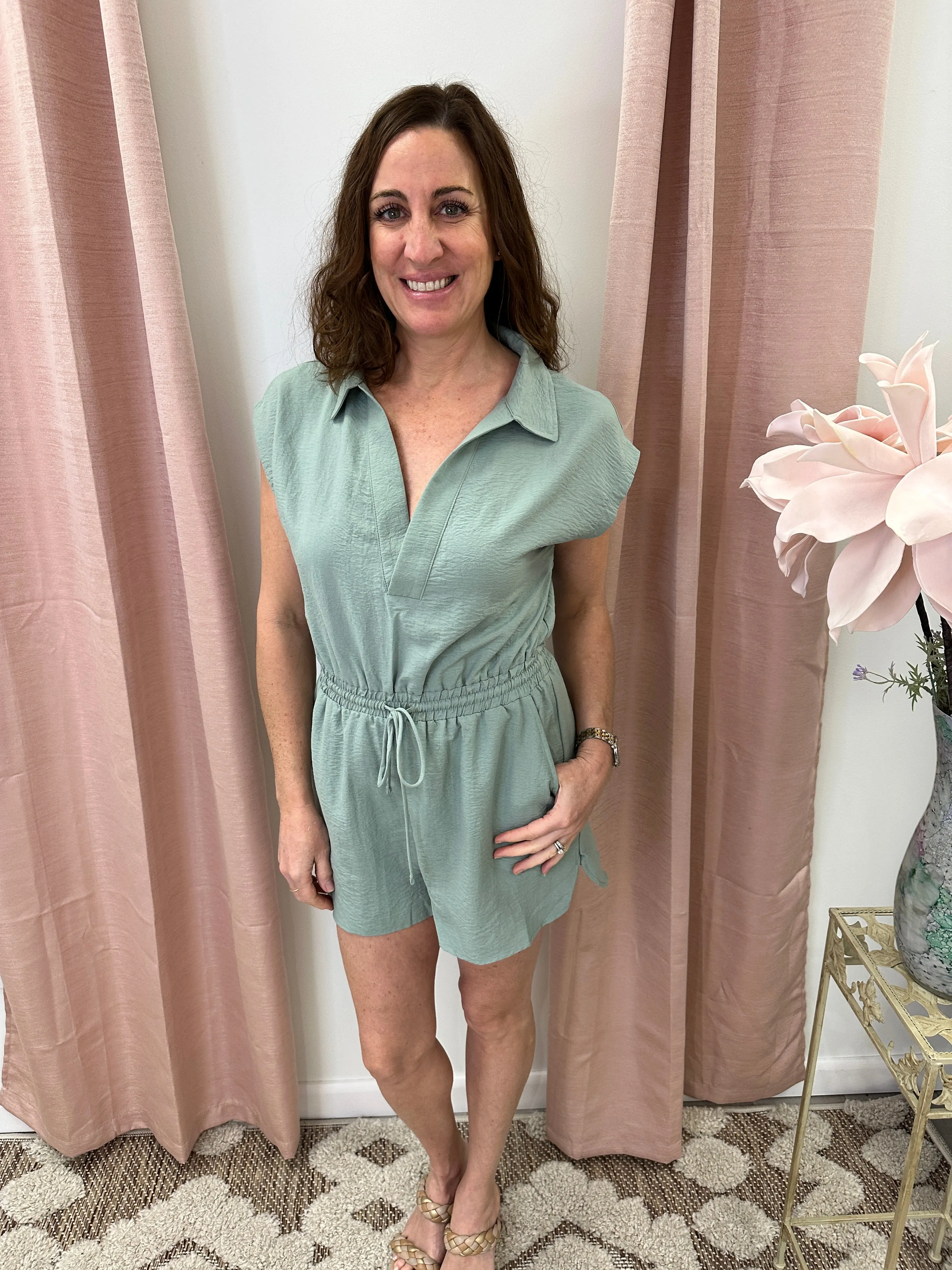 Dessert - A Woven Romper